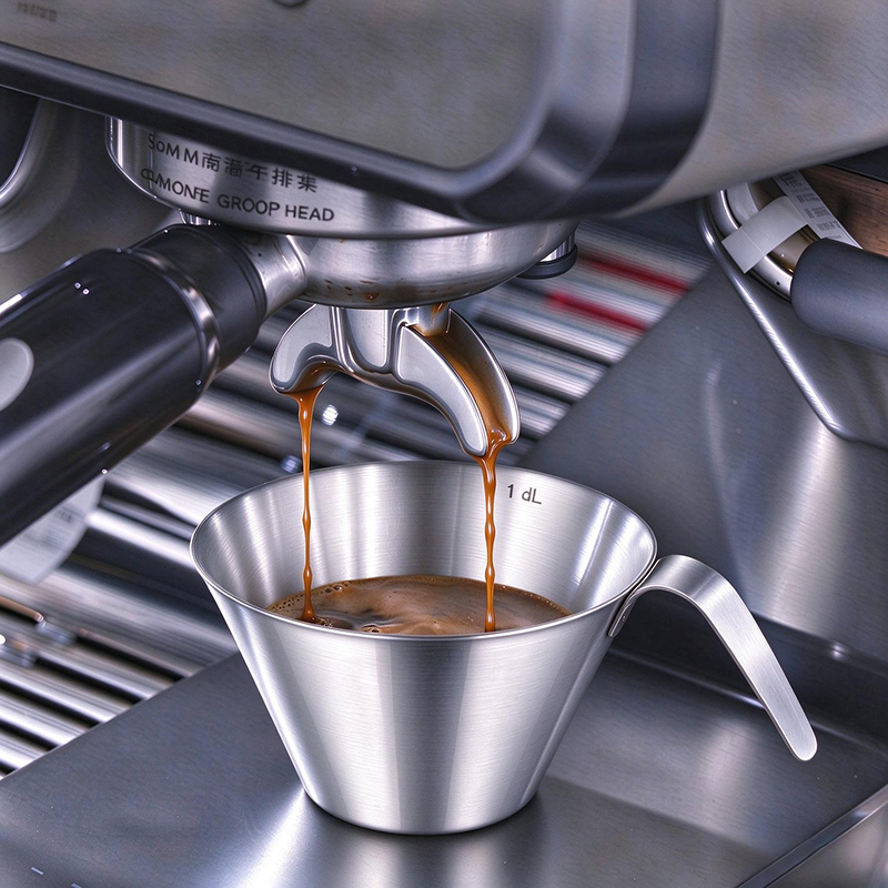 Sauce Dipping Cup - ถ้วยเอสเปรสโซ 100 มล. ถ้วยตวงกาแฟสเตนเลส ขวดกาแฟขนาดเล็ก เหยือกนม