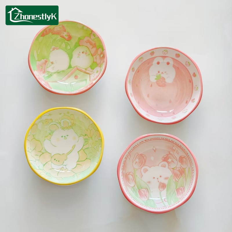 จานเซรามิกลายการ์ตูนรูปกระต่าย - Sauce Dipping Cup บทวิจารณ์และราคา