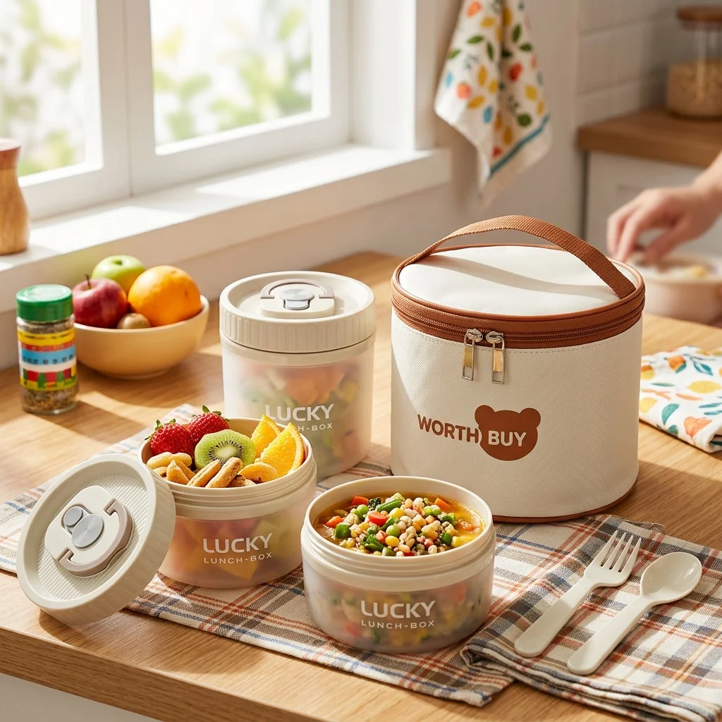 กล่องเบนโตะพลาสติกแบบพกพา กล่อ - Meal Prep Or Prep Meal บทวิจารณ์และราคา