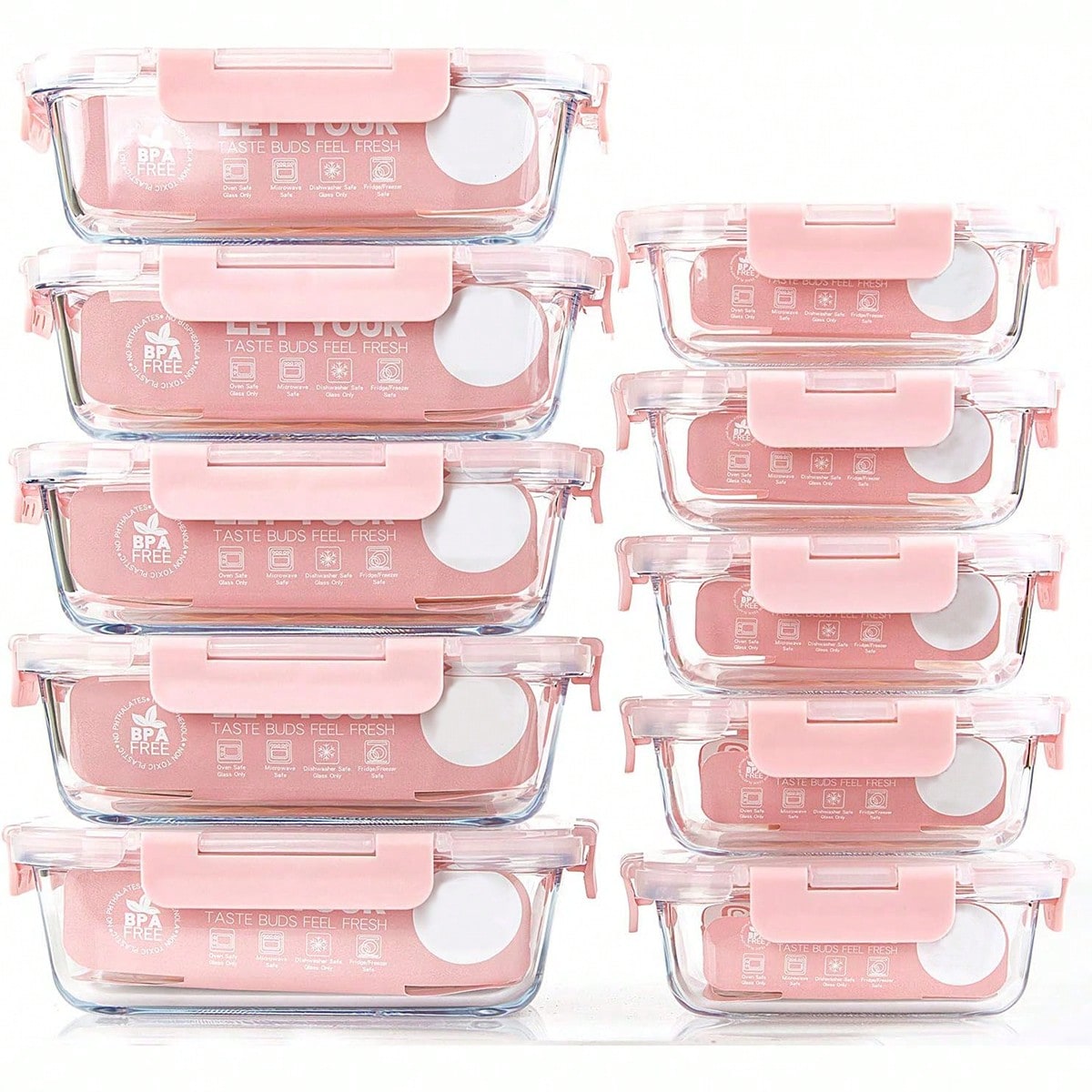 ชุดกล่องแก้วสำหรับเตรียมอาหาร  - Meal Prep Kitchen บทวิจารณ์และราคา