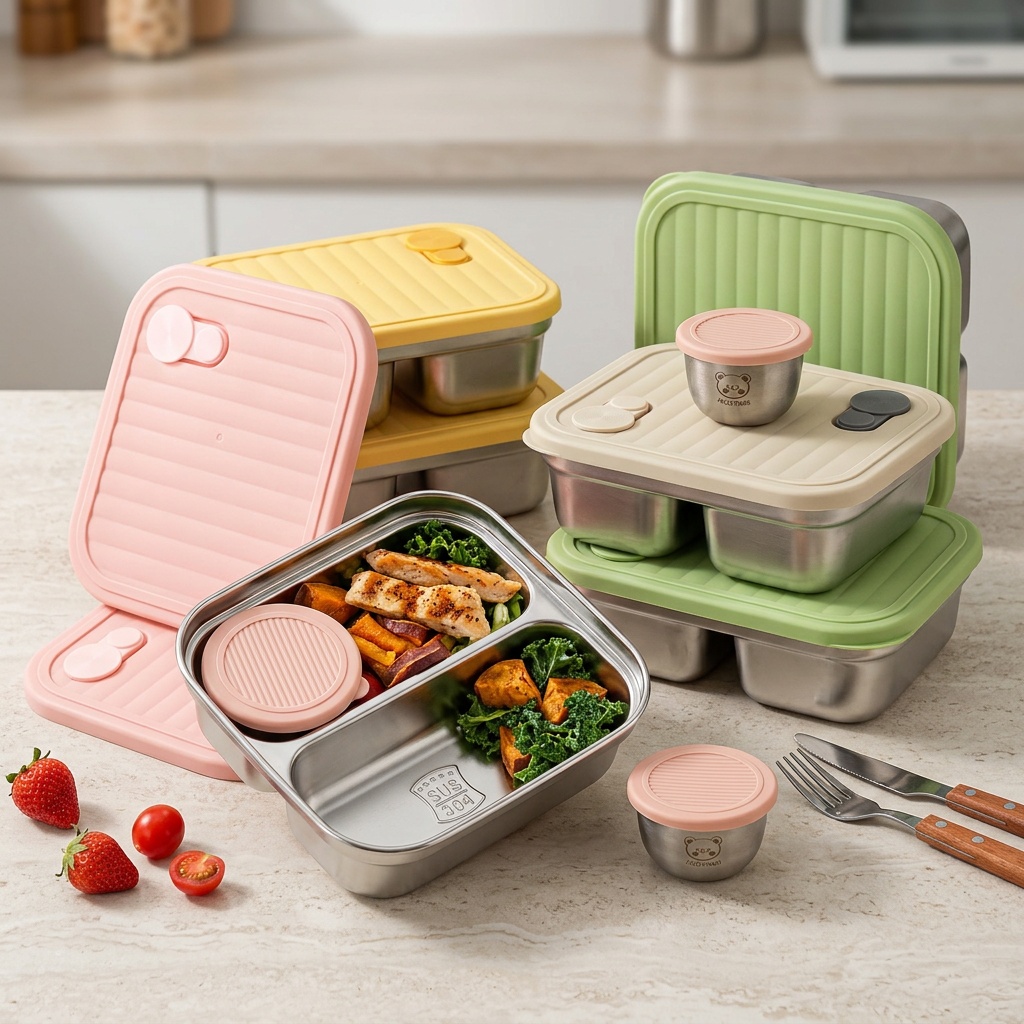 กล่องอาหารกลางวันสแตนเลส 304 แ - Meal Prep Bowl บทวิจารณ์และราคา