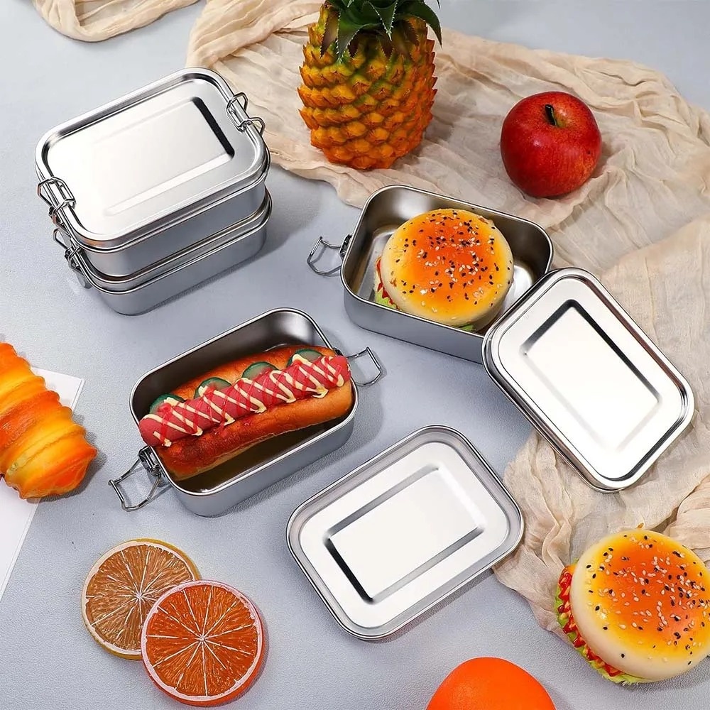 กล่องเบนโตะสแตนเลสกล่องอาหารกล - Meal Prep Bowl บทวิจารณ์และราคา