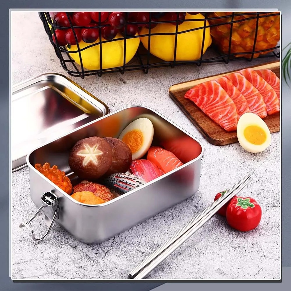 กล่องเบนโตะสแตนเลสกล่องอาหารกล - Meal Prep Bowl บทวิจารณ์และราคา